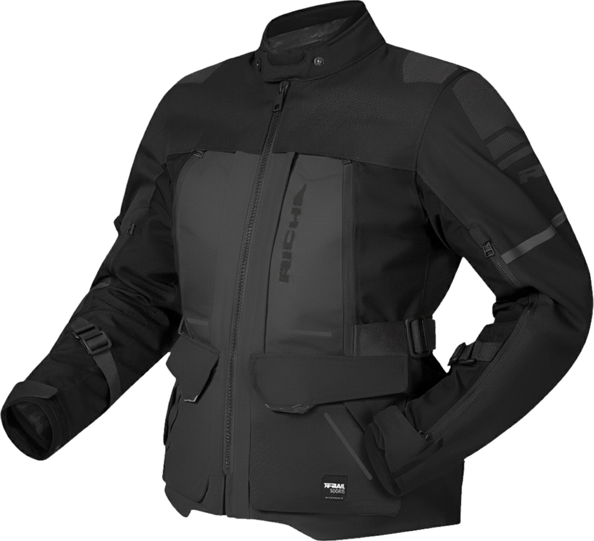 Richa Infinity 3 Adventure waterproof Ladies Motorcycle Textile Jacket black S Figure 1