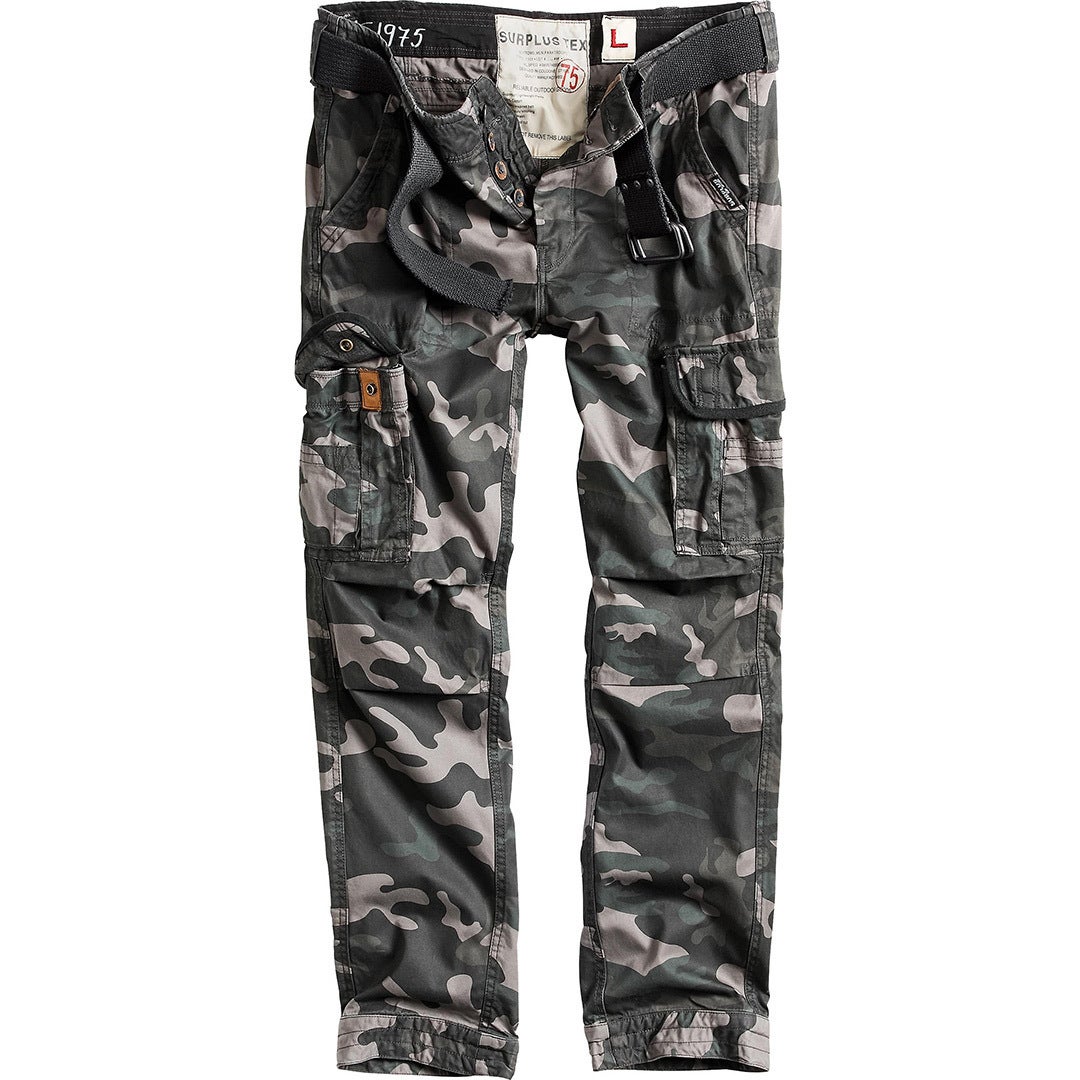 Surplus Premium Slimmy Pants black camouflage XL Figure 1