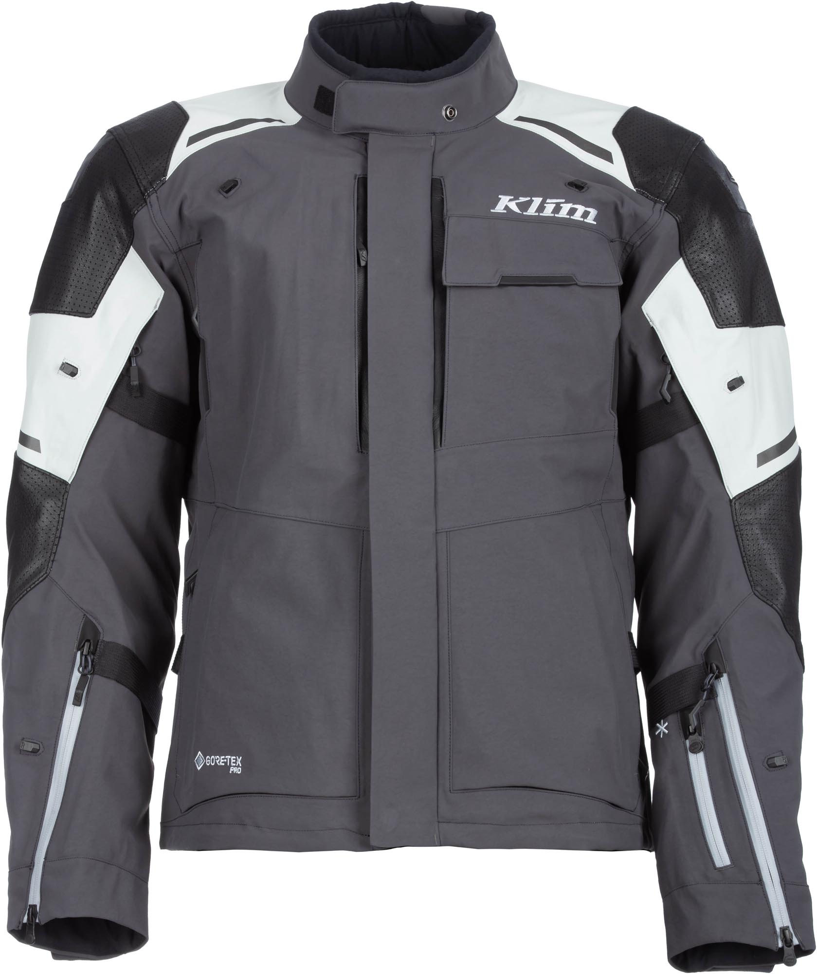 Klim Kodiak Rogue Gore-Tex Motorcycle Textile Jacket anthracite/grey Short 62 Figure 1