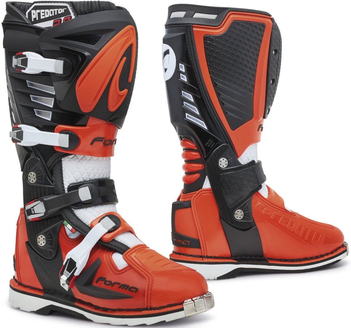 Forma Predator 2.0 Botas de Motocross preto/branco/laranja 48 Figura 1