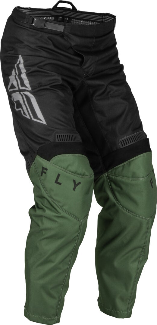 Fly Racing F-16 2023 Motocross bukser Sort/oliven 38 Figur 1