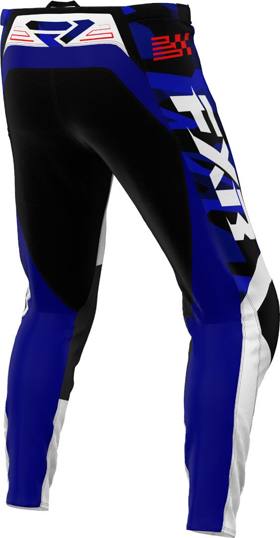 FXR Clutch 2025 Motocross Pants blue/white/red 38 Figure 4