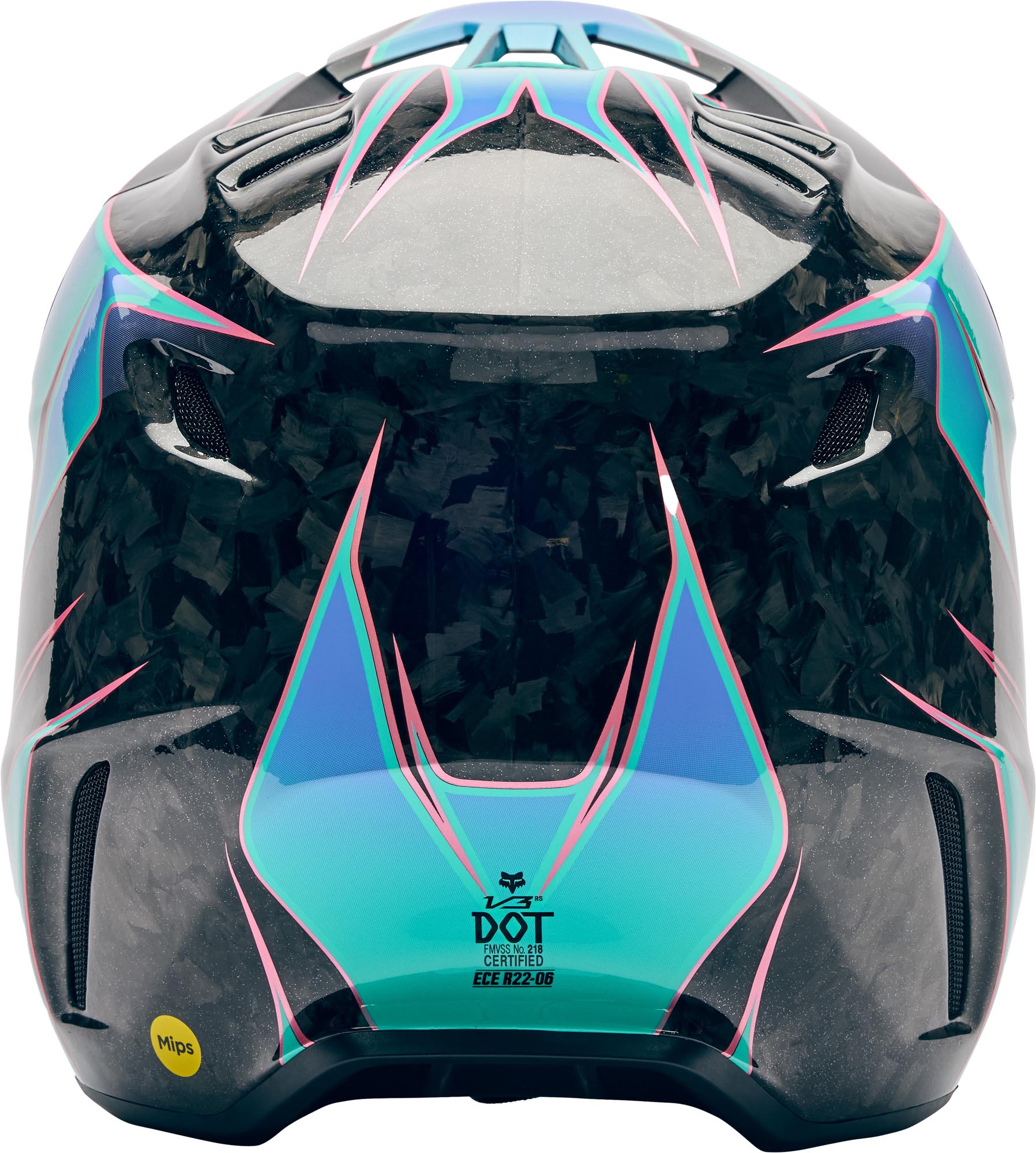 Side view of FOX V3 RS Canvas Motocross Helmet