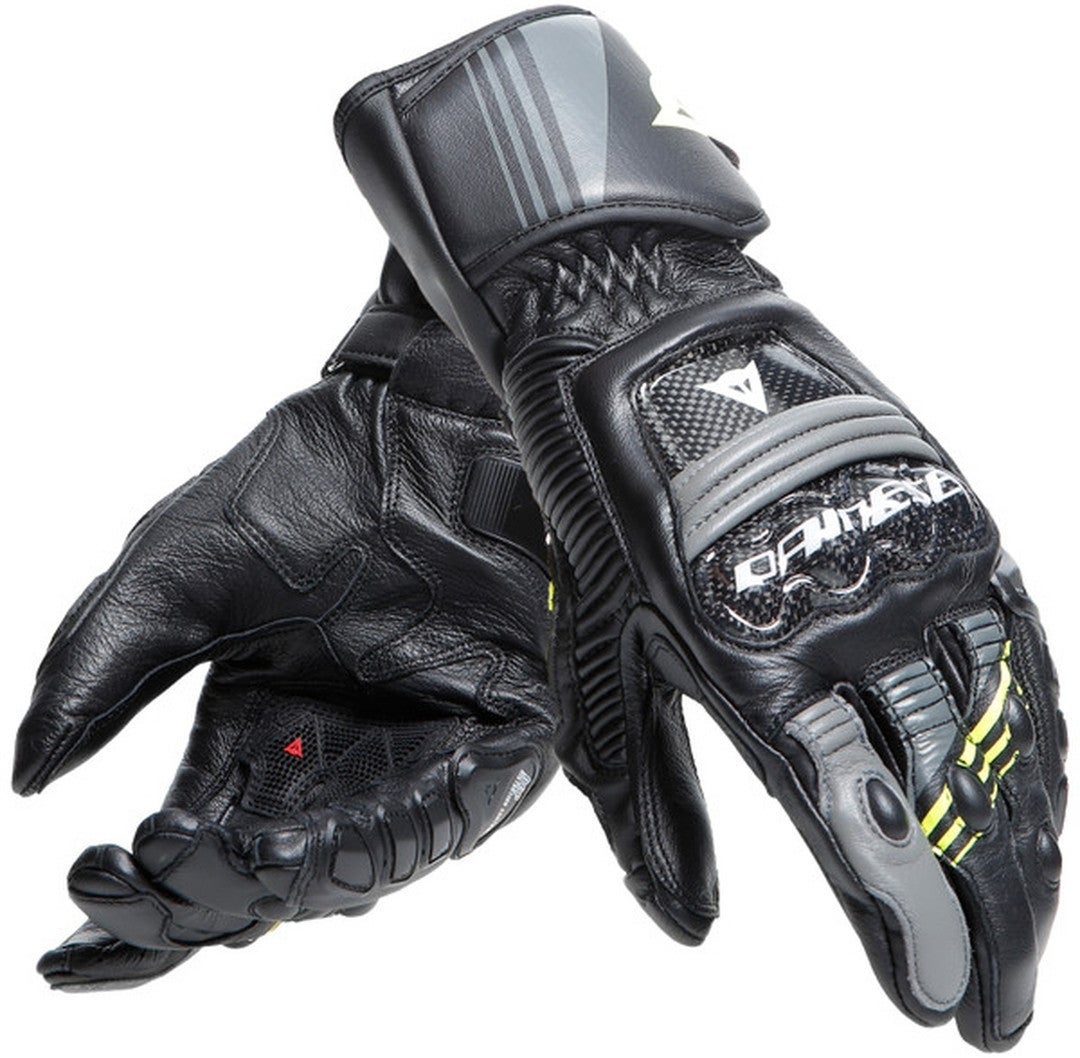Dainese Druid 4 Motorcykelhandsker sort/grå/gul L Figur 1
