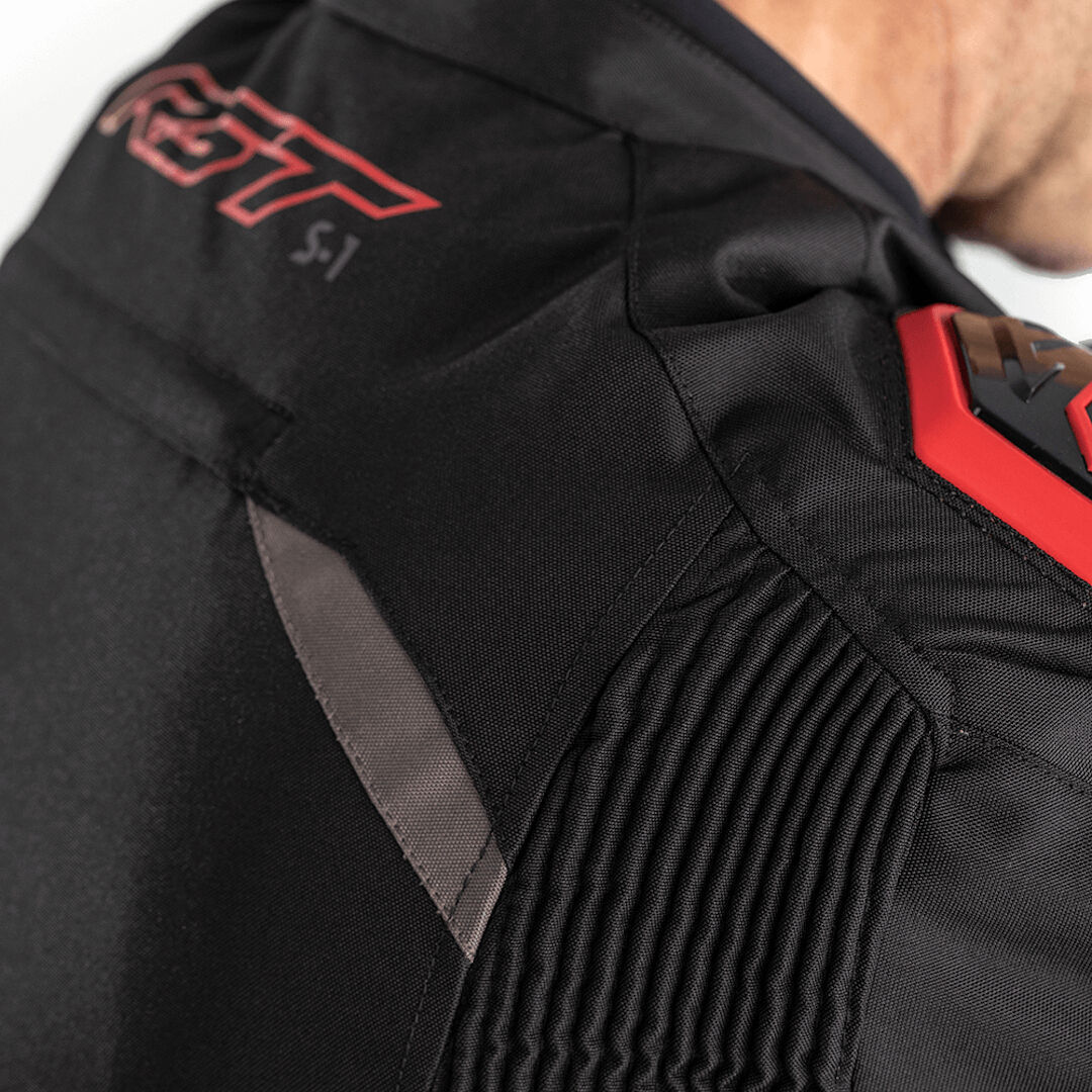 RST S-1 Motorfiets textiel jas zwart/grijs/rood M Figuur 3
