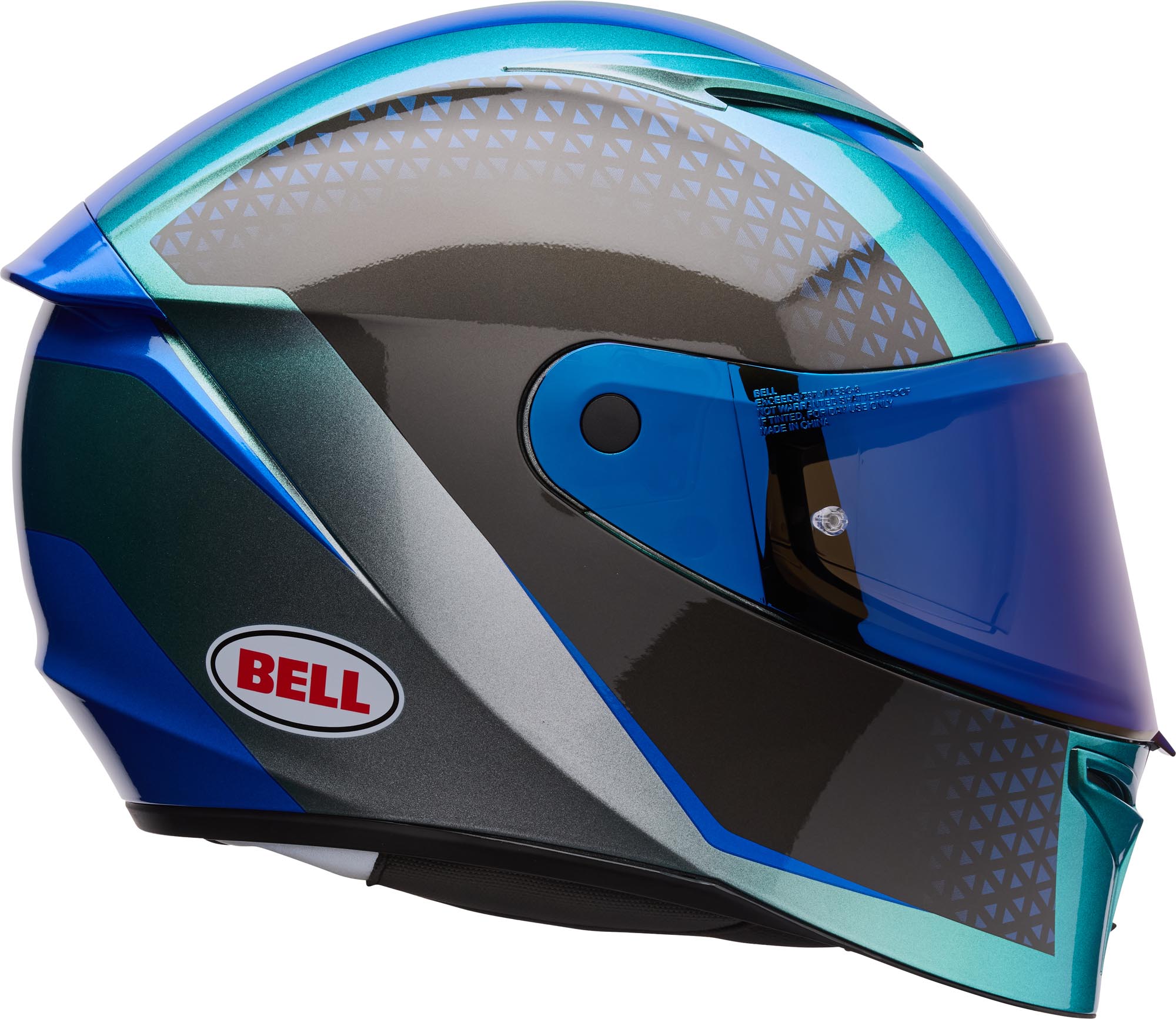 Bell Lithium MIPS Plus Blip Graphic Helm Zilver S (55/56) Figuur 2