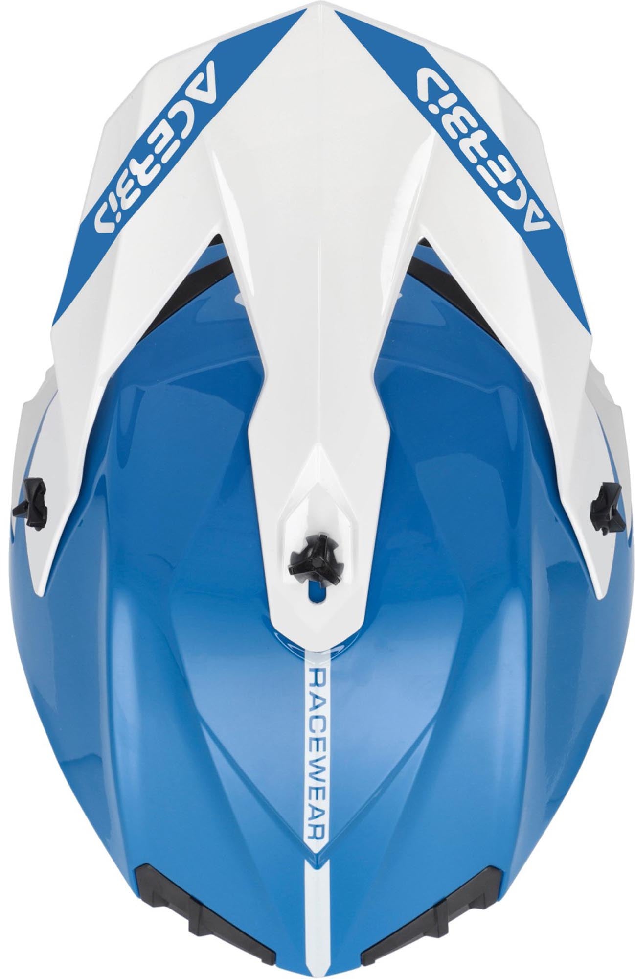 Acerbis Linear Motocross hjälm Blå/vit XXL (63/64) Figur 5