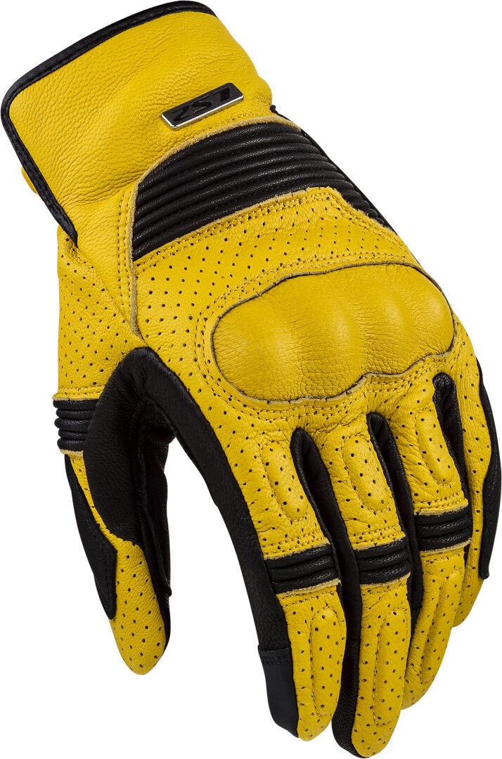 LS2 Duster perforerede motorcykelhandsker gul/sort 2XL Figur 1