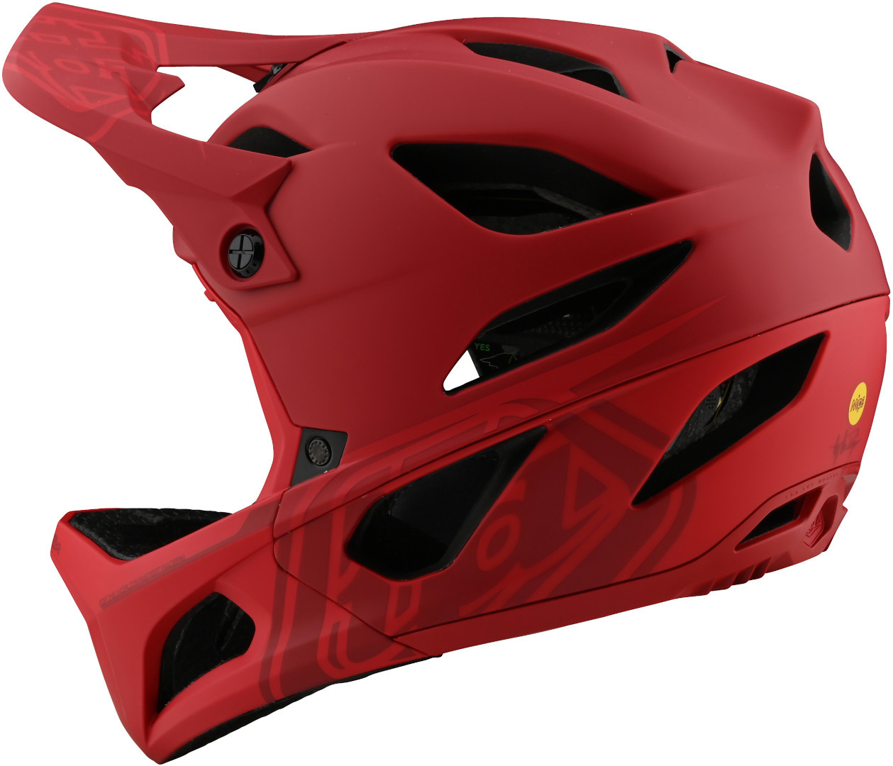 Troy Lee Designs Stage Stealth MIPS Casco Red Matt M/L Figura 7