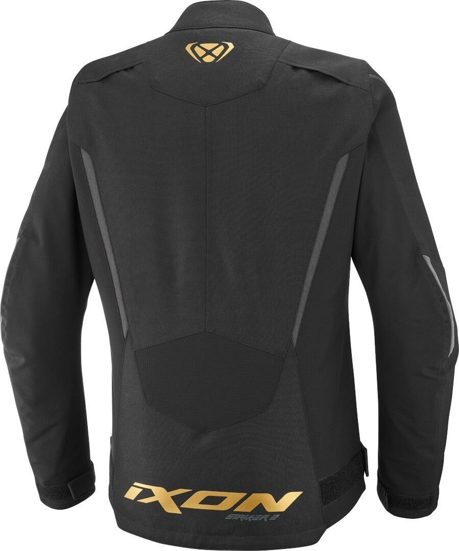 Ixon Striker 2 imperméable dames moto textile veste Noir/Or L Figure 2