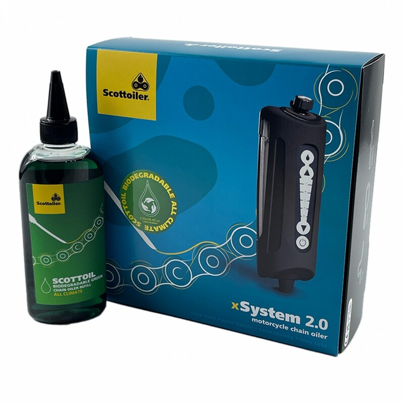 SCOTTOILER xSystem 2.0 Chain Oiler + Lubrifiant verde biodegradabil Figura 2