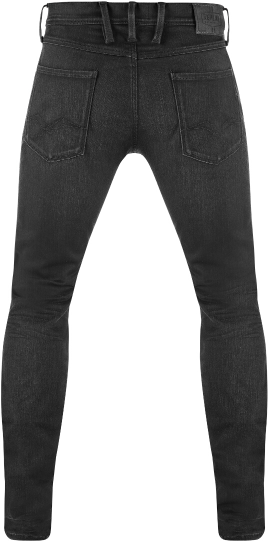 Replay Chain Motorfiets Jeans Zwart Long 40 Figuur 3