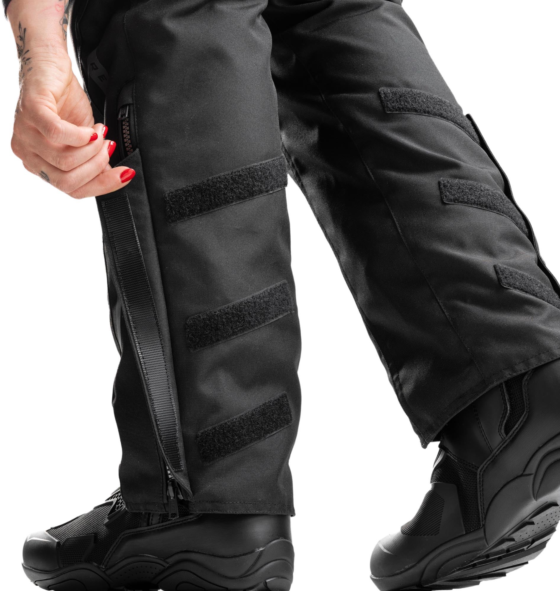 Rebelhorn Hiker 4 waterproof Ladies Motorcycle Textile Pants black Short M Figure 10