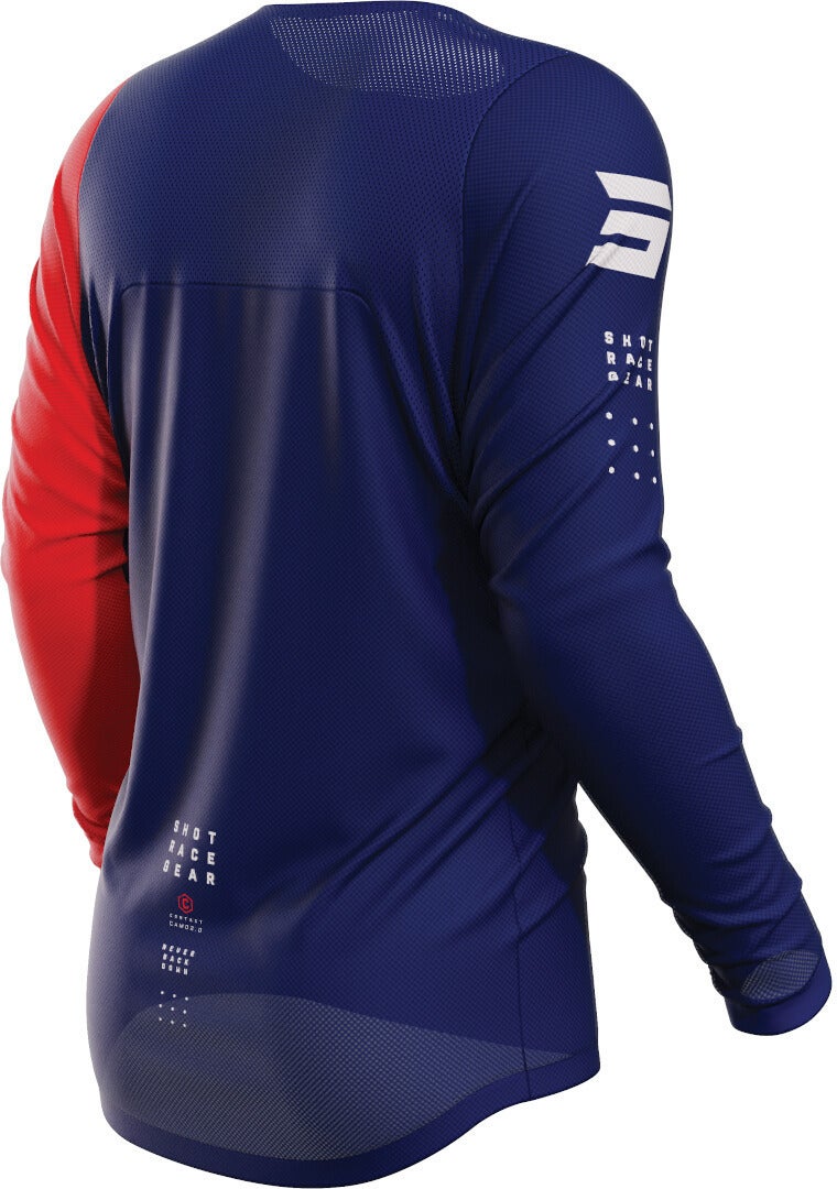 Shot Contact Camo 2.0 Motokrosový dres modrá/červená XL Obrázek 2