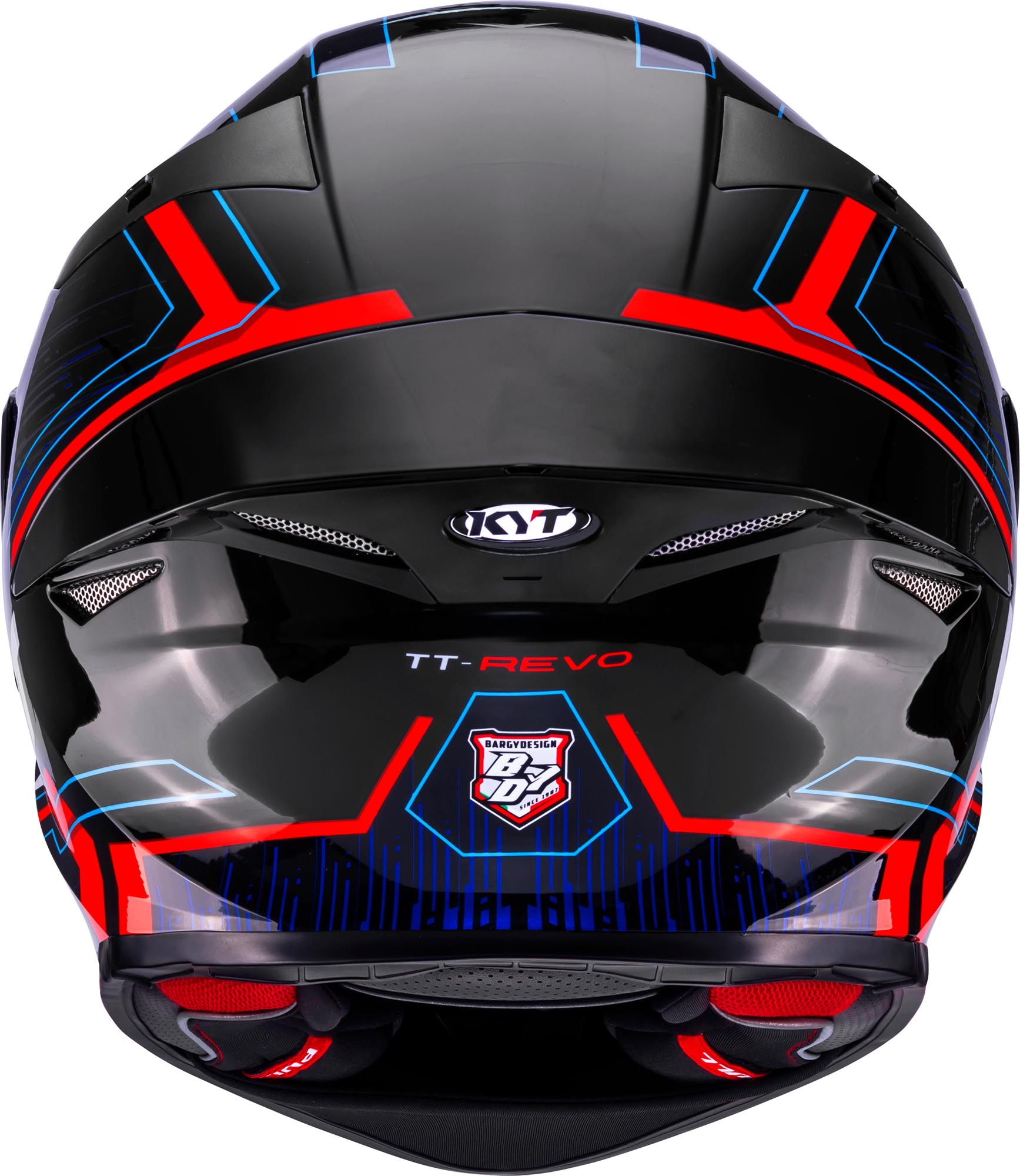 KYT TT-Revo Speeding Helmet black/red/blue L (59/60) Figure 4