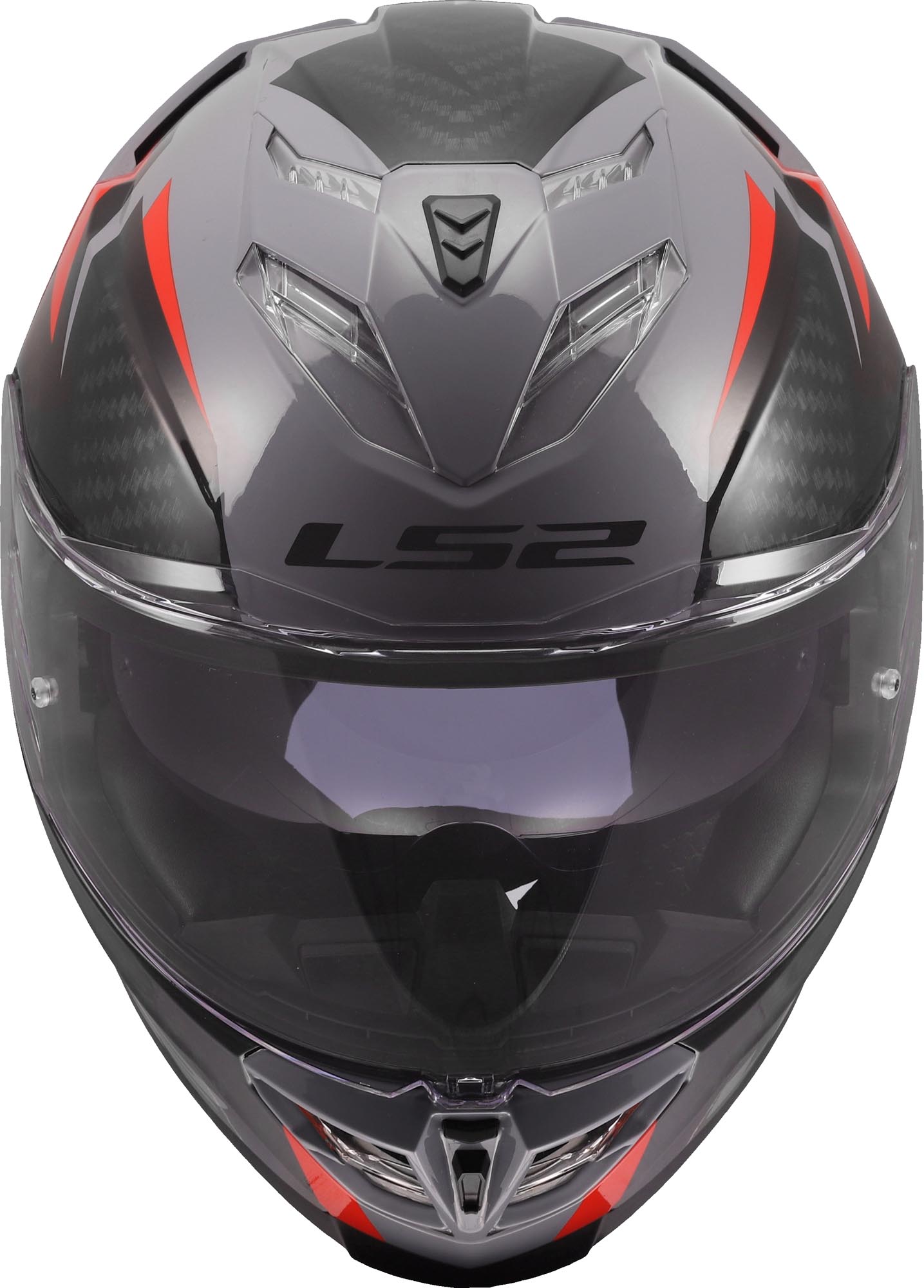 LS2 FF818 Storm III Dynamo Helm grau/rot XL (61/62) Abbildung 5