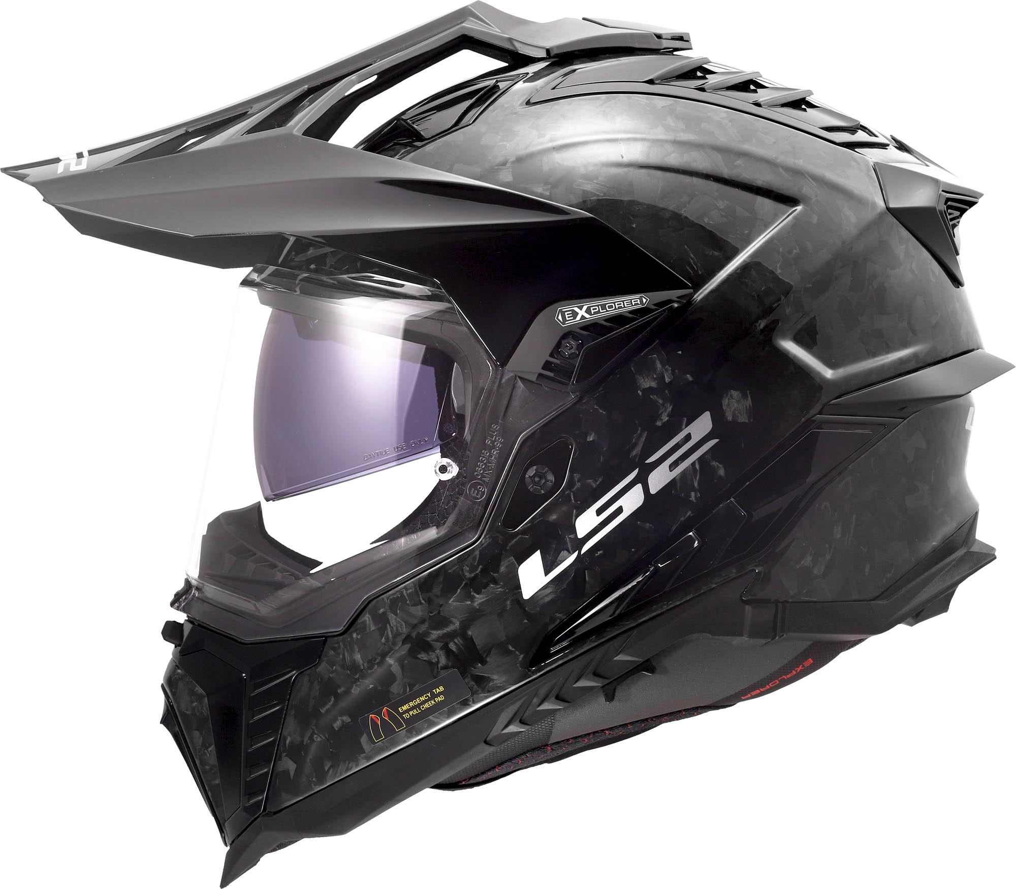 LS2 MX701 Explorer Carbon Forged Casco de Enduro M (57/58) Figura 2