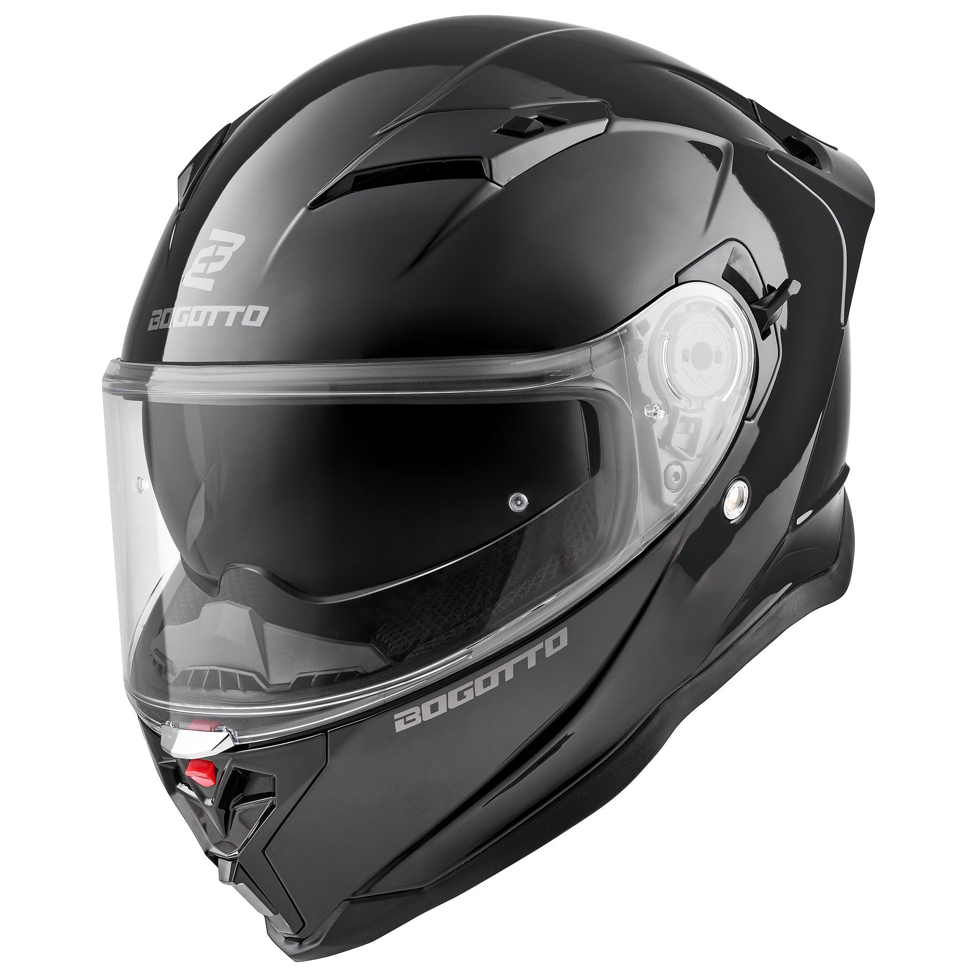 Bogotto H153 Helm Zwart XS (53/54) Figuur 2