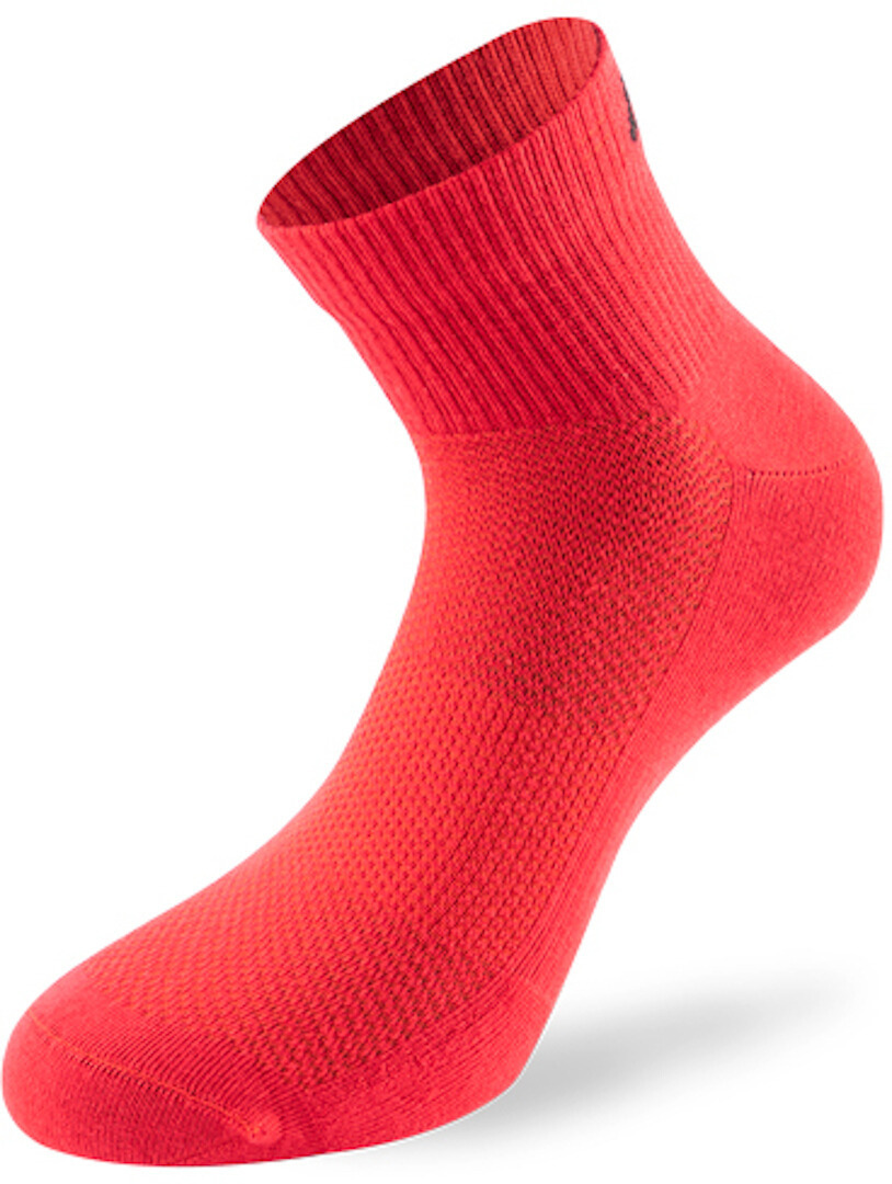 Lenz Performance Quarter Tech Socken weiß/pink/rot 43-46 Abbildung 4