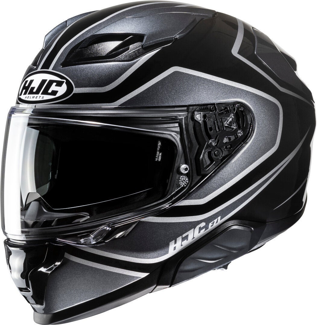 HJC F71 Idle Casco nero/grigio/argento S (55/56) Figura 1