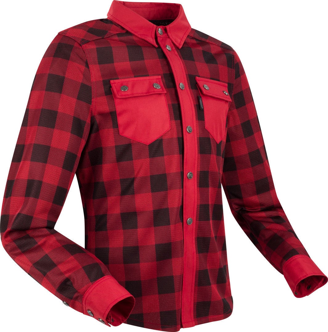 Segura Jovan Camicia da moto rosso/nero 4XL Figura 1