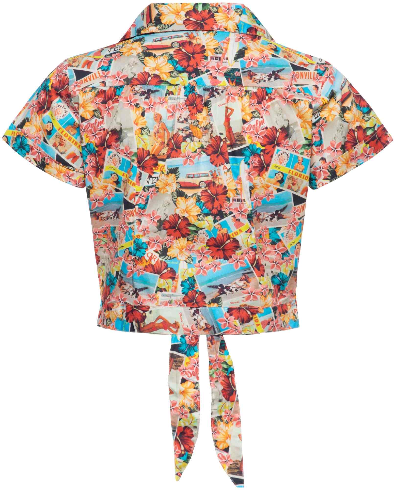 Queen Kerosin Beaches Ladies Blouse M Figure 2