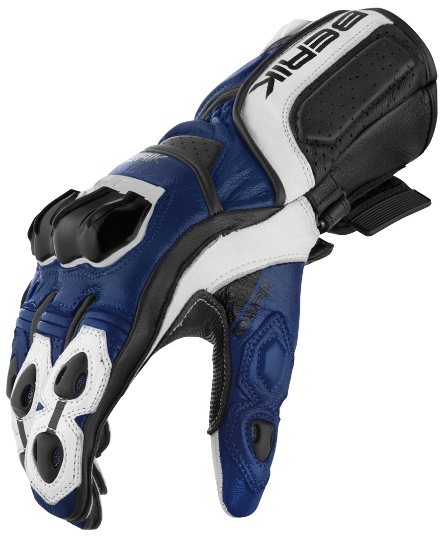 Berik Track Plus Motorcykel handsker blå/sort/hvid M Figur 4