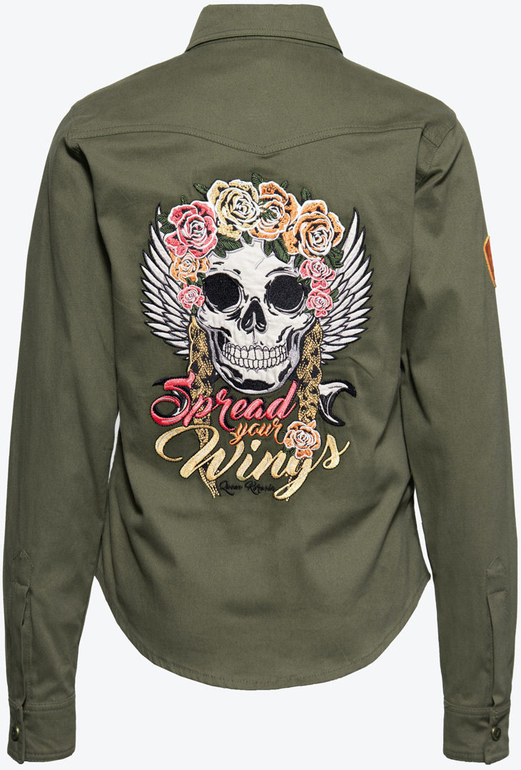 Queen Kerosin Spread your Wings Cămașă pentru doamne M Figura 3