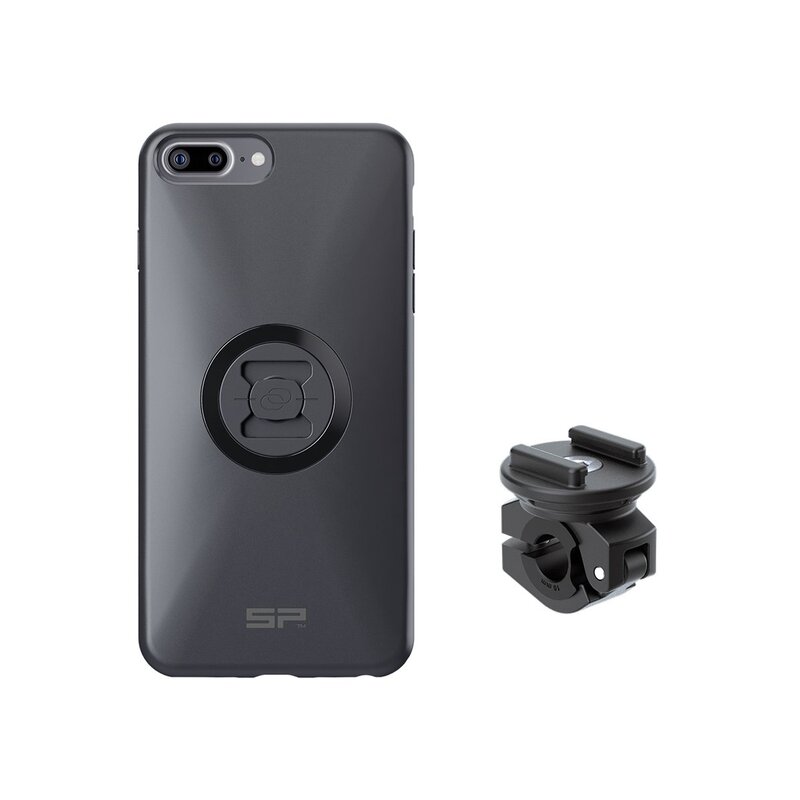 SP Connect Komplett paket Moto Bundle monterat på backspegel - iPhone 8 Plus Figur 2