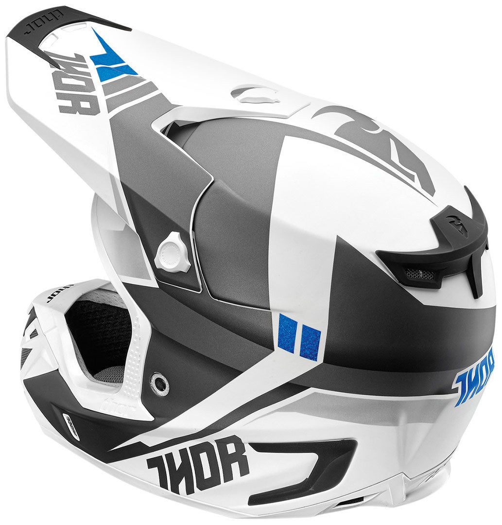 Thor Verge Rebound Motocross Helm weiß/grau L (59/60) Abbildung 2