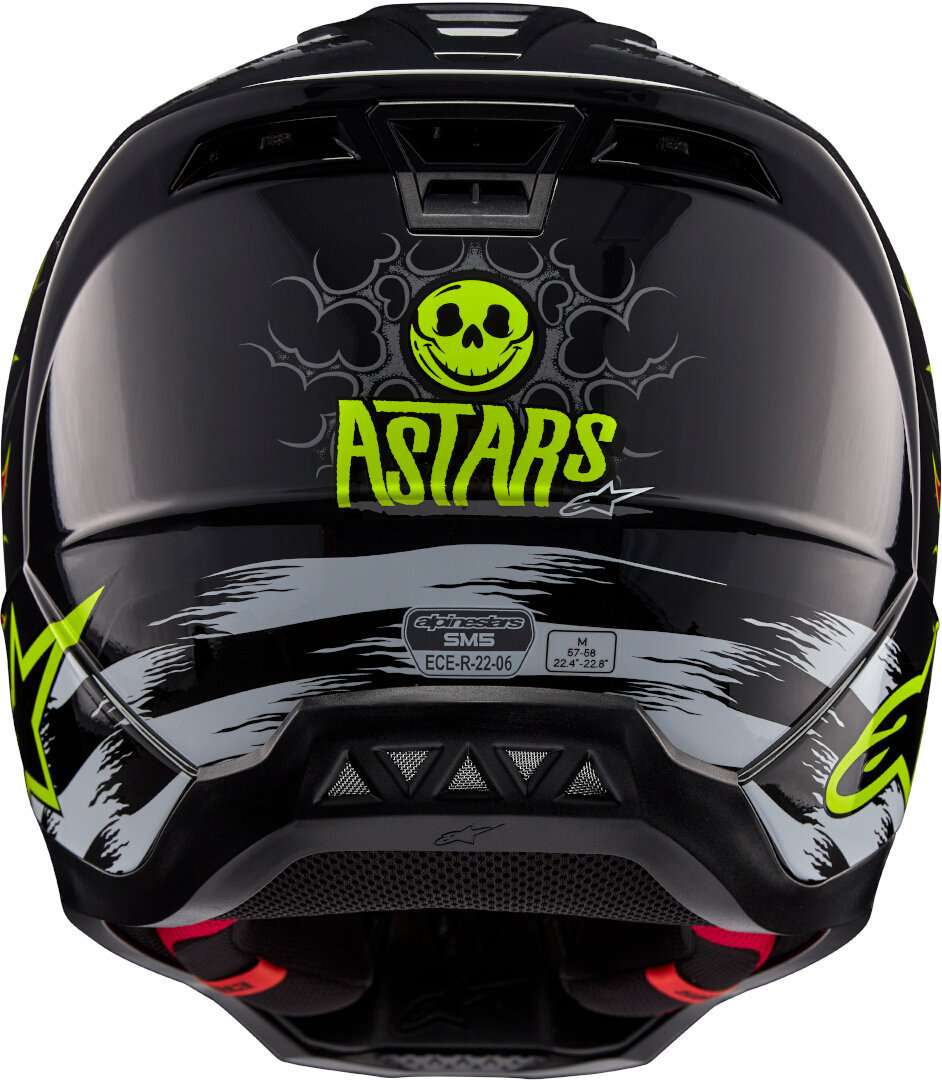 Alpinestars S-M5 Rash Motokrosová přilba šedá/červená S (55/56) Obrázek 4