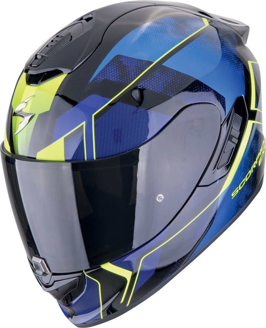 Scorpion EXO-1400 Evo II Air Intensio Casco nero/blu/giallo XL (61/62) Figura 1