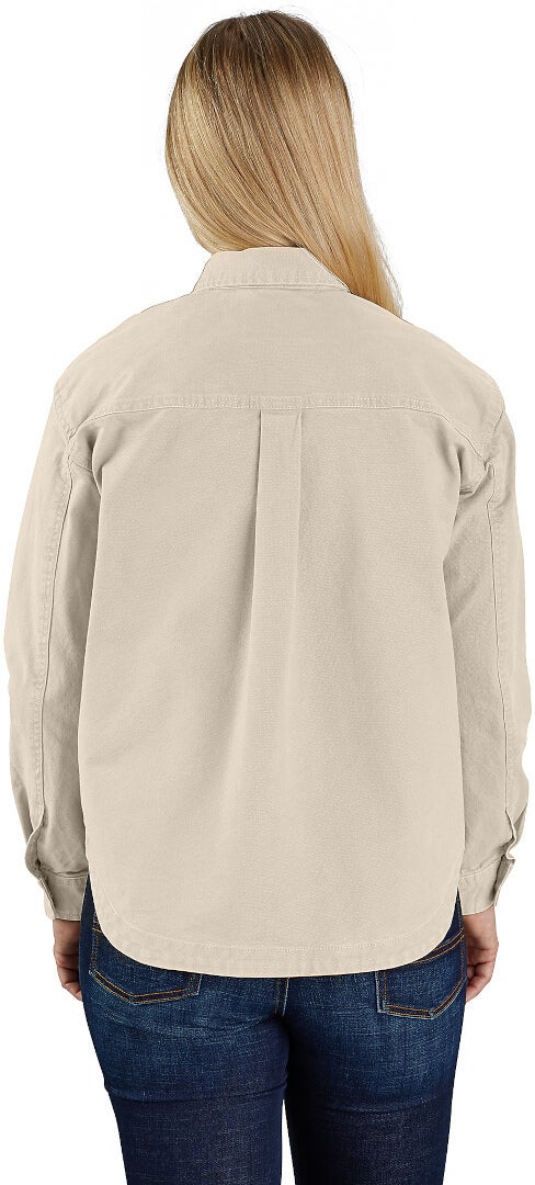 Carhartt Rugged Flex Loose Fit Heavyweight Duck Camicia da donna Crema M Figura 2