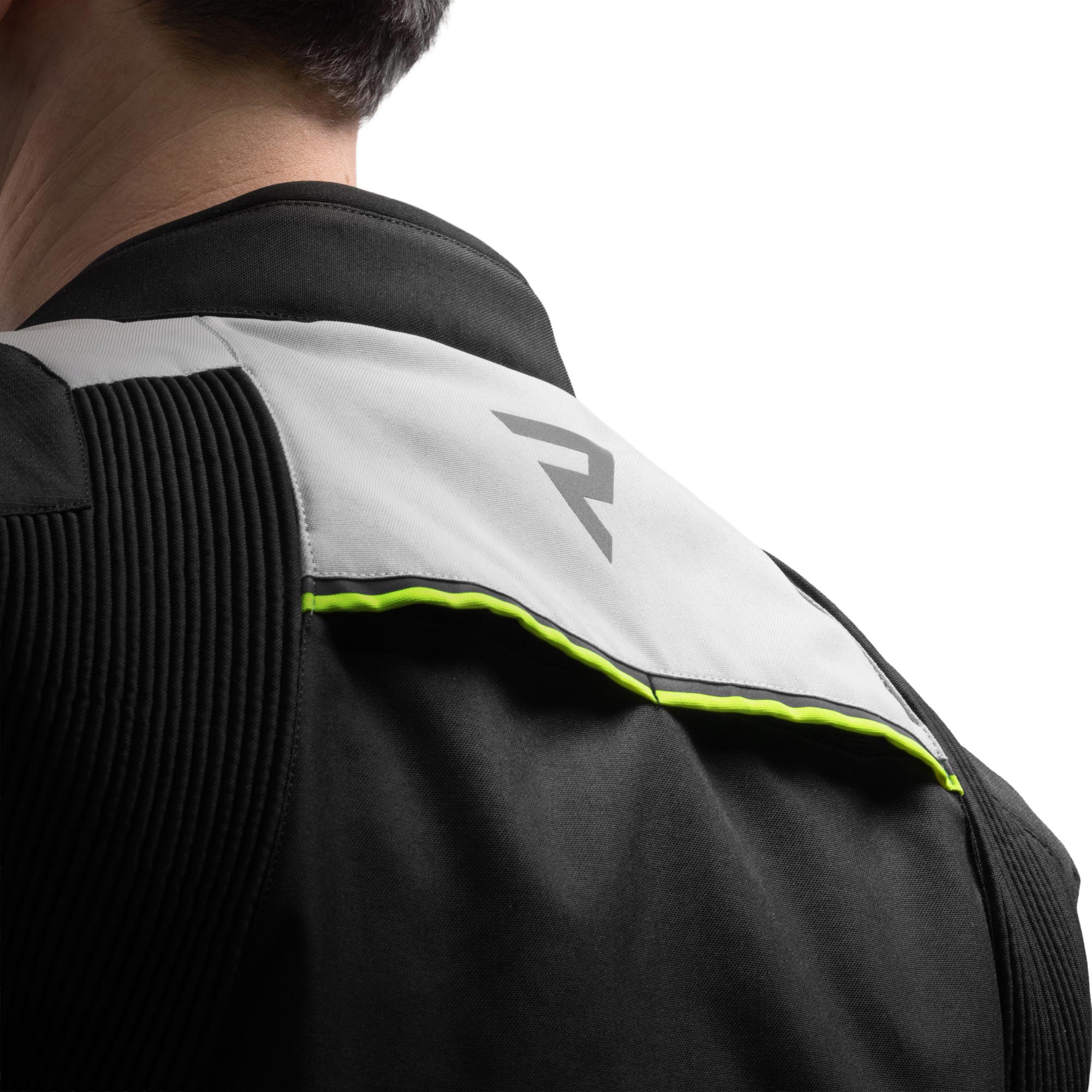Rebelhorn Swift waterproof Motorcycle Textile Jacket light grey/yellow 8XL Figure 6