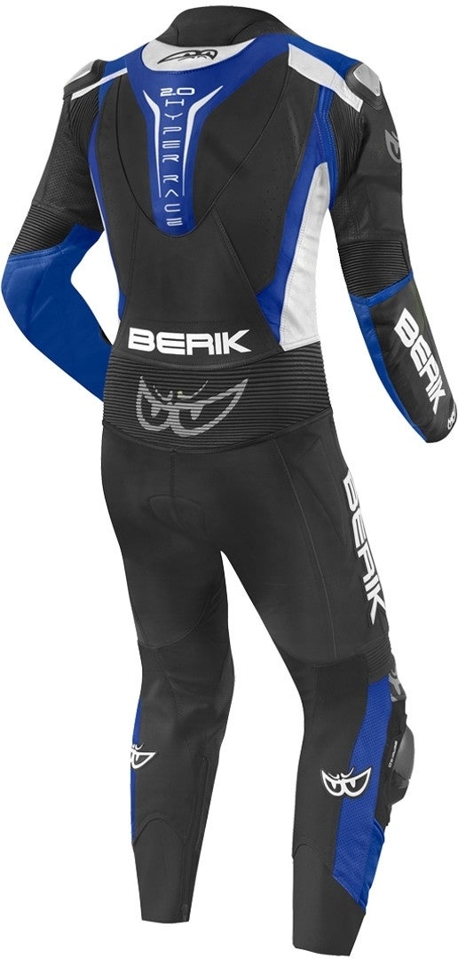 Berik NexG One Piece Motorcycle Leather Suit black/grey/blue 60 Figure 2