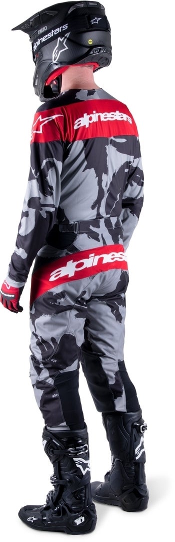 Alpinestars Racer Tactical 2023 Motocross Jersey grau/rot XL Abbildung 4