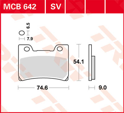 TRW Lucas Sinterbelag MCB693SH Figur 1