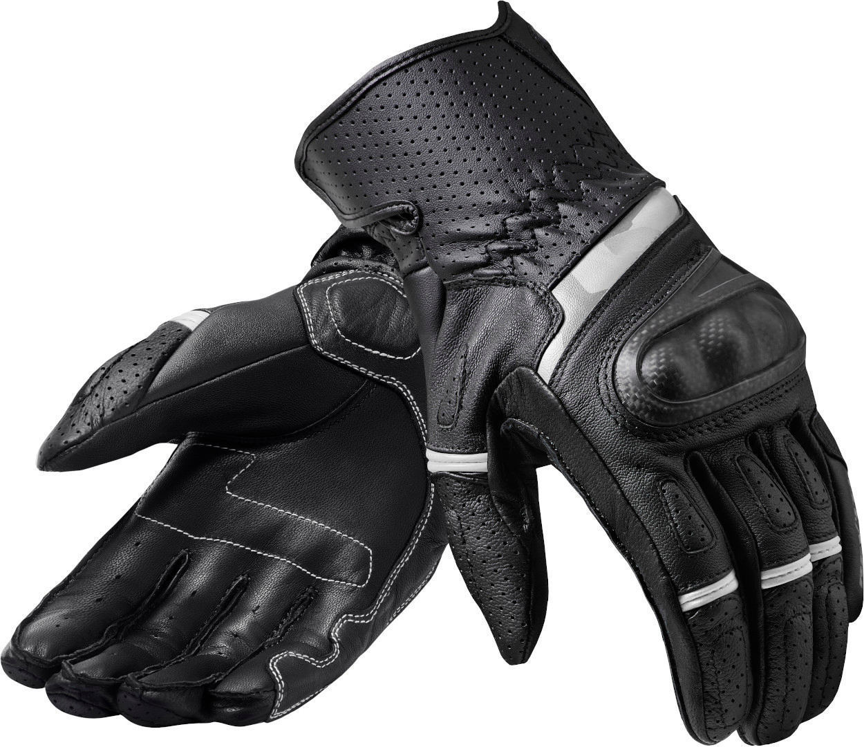 Revit Chevron 3 Motorcykel handsker Sort/hvid L Figur 1