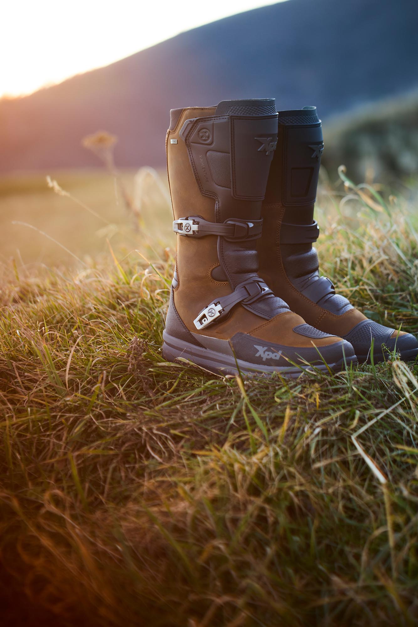 Side view of XPD X-Adventure H2Out Motorcycle Boots