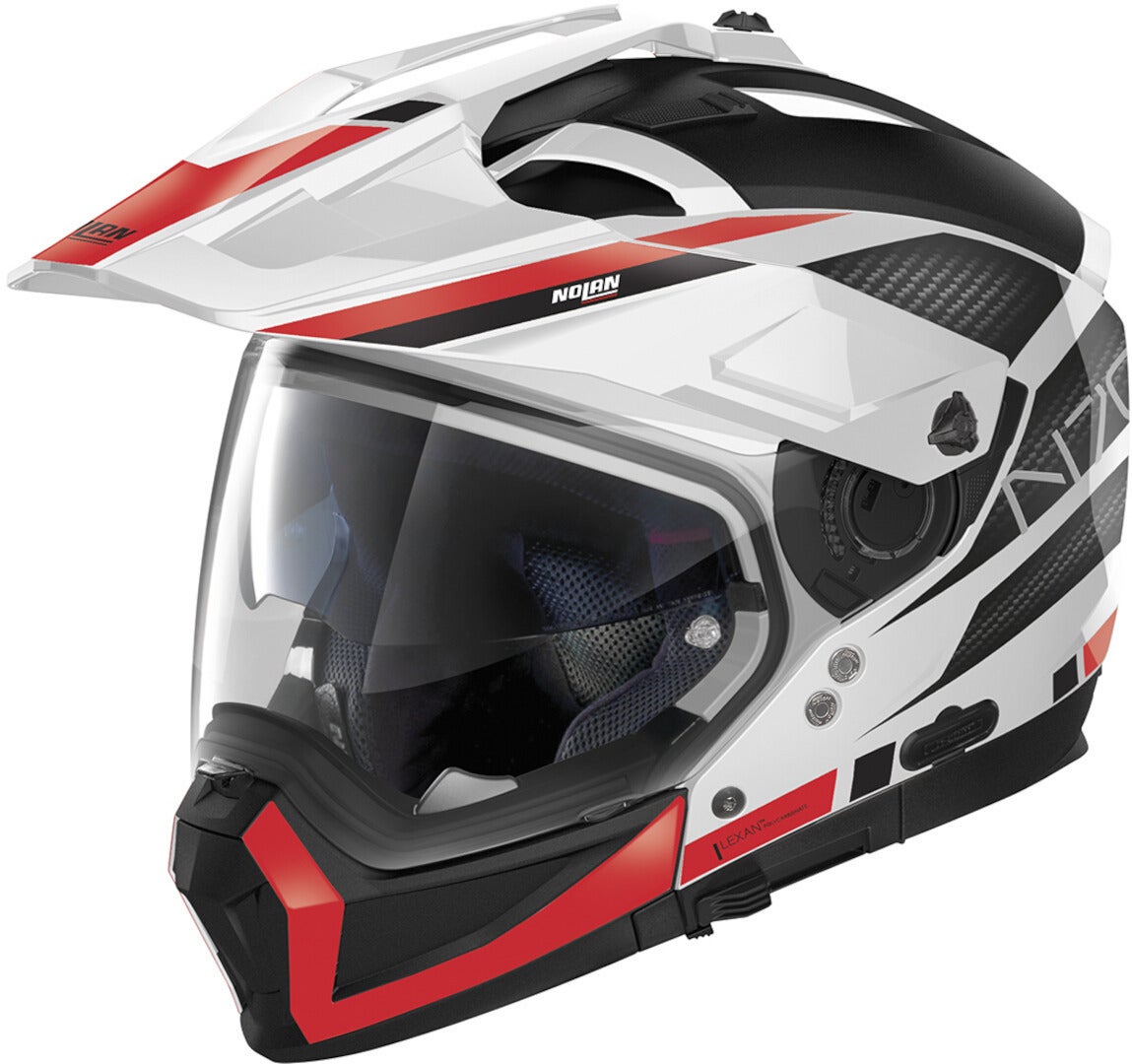 Nolan N70-2 X Earthquake 2023 N-Com Casco bianco/rosso/nero XL (62) Figura 1