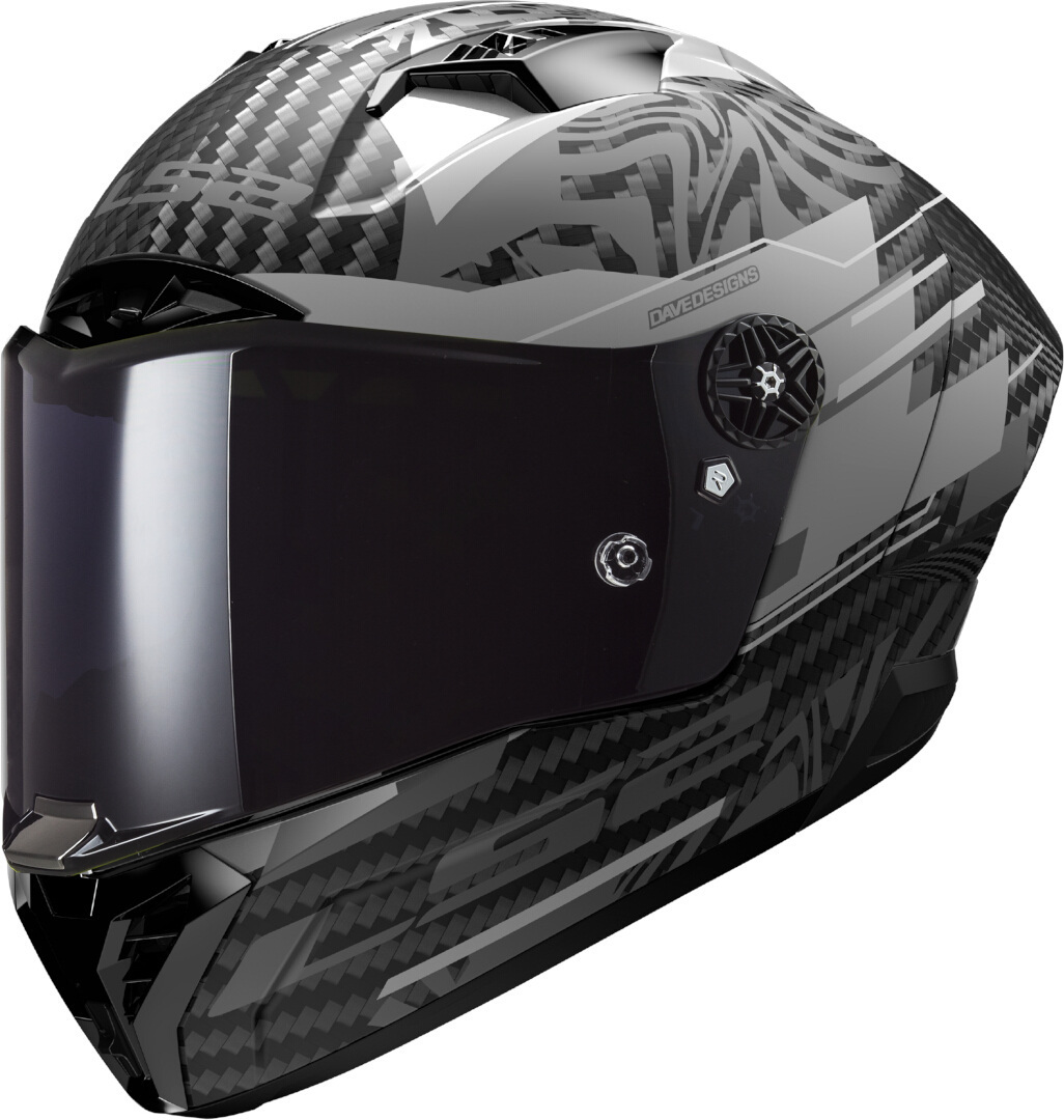 LS2 FF805 Thunder GP Polar Carbon Hjälm XXL (63/64) Figur 1