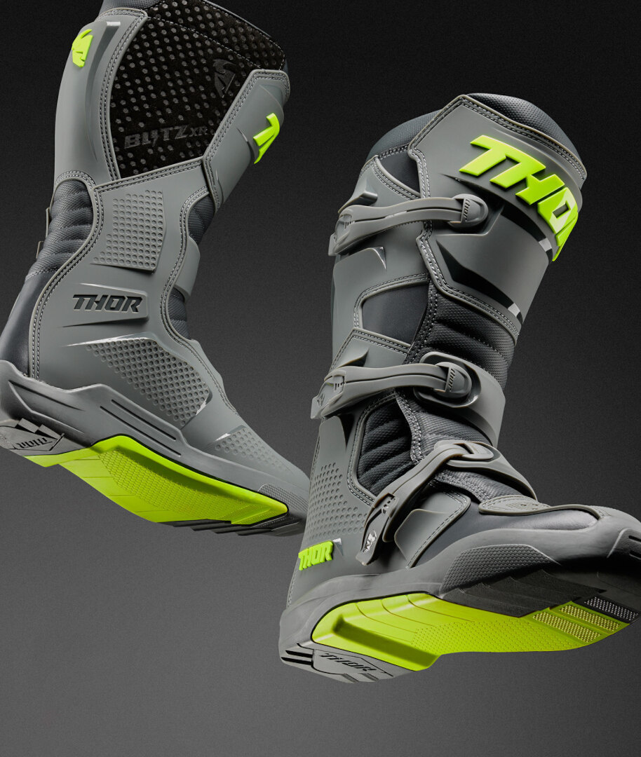 Thor Blitz XR MX Botas de motocross gris/amarillo 9 Figura 7