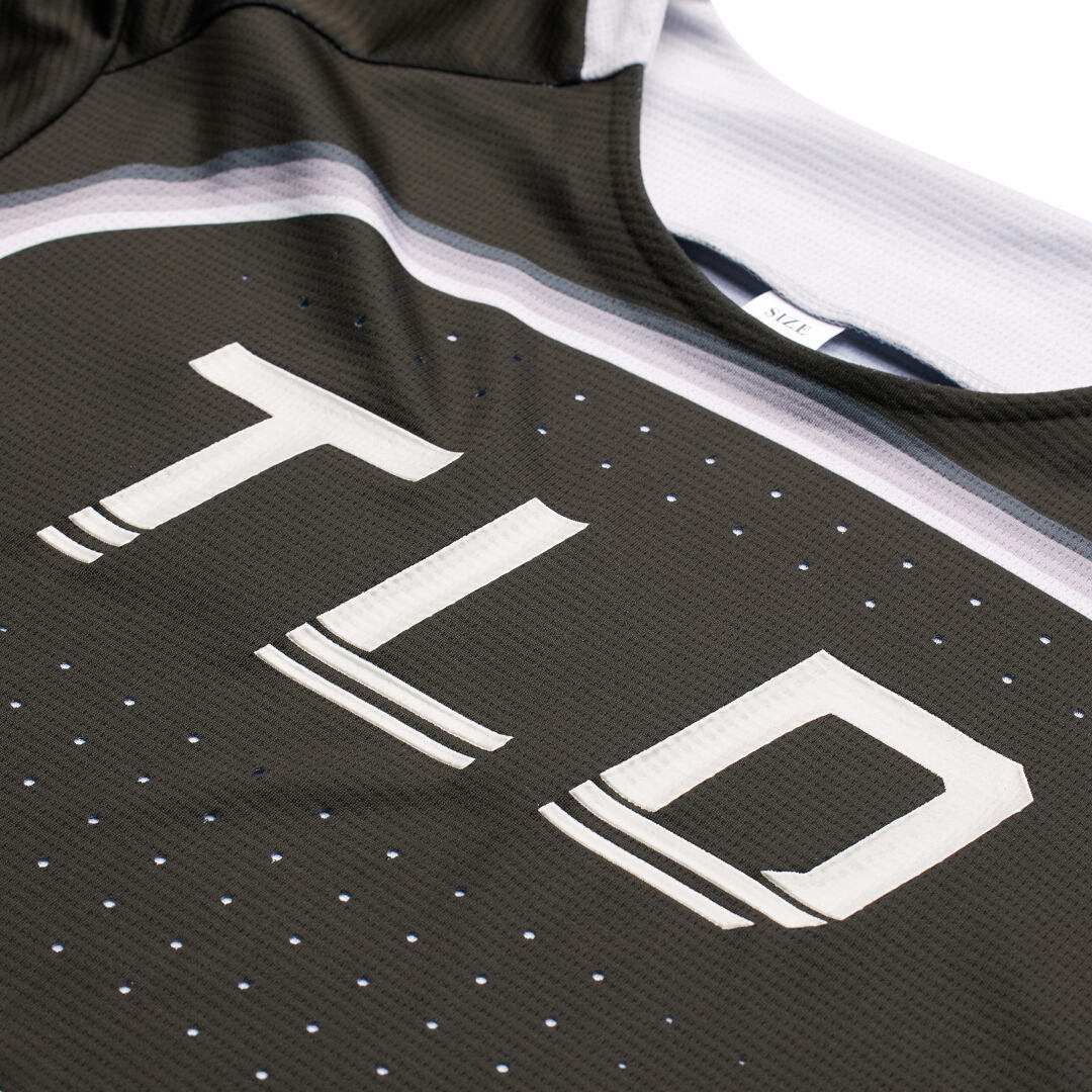 Troy Lee Designs Sprint Reverb Bicycle Jersey black/white/grey L Figure 3