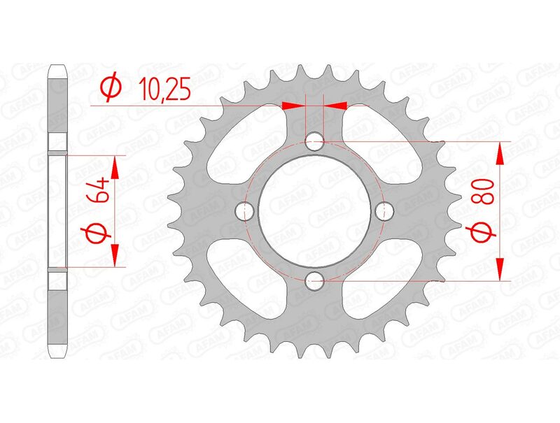 AFAM Corona standard in acciaio 12214 - 520 Figura 1
