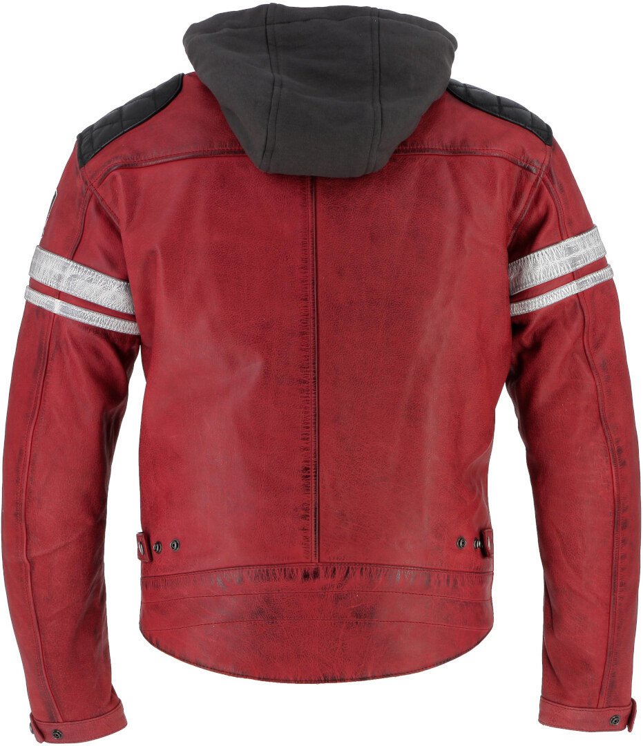 Helstons Riposte Motorrad Lederjacke rot M Abbildung 4