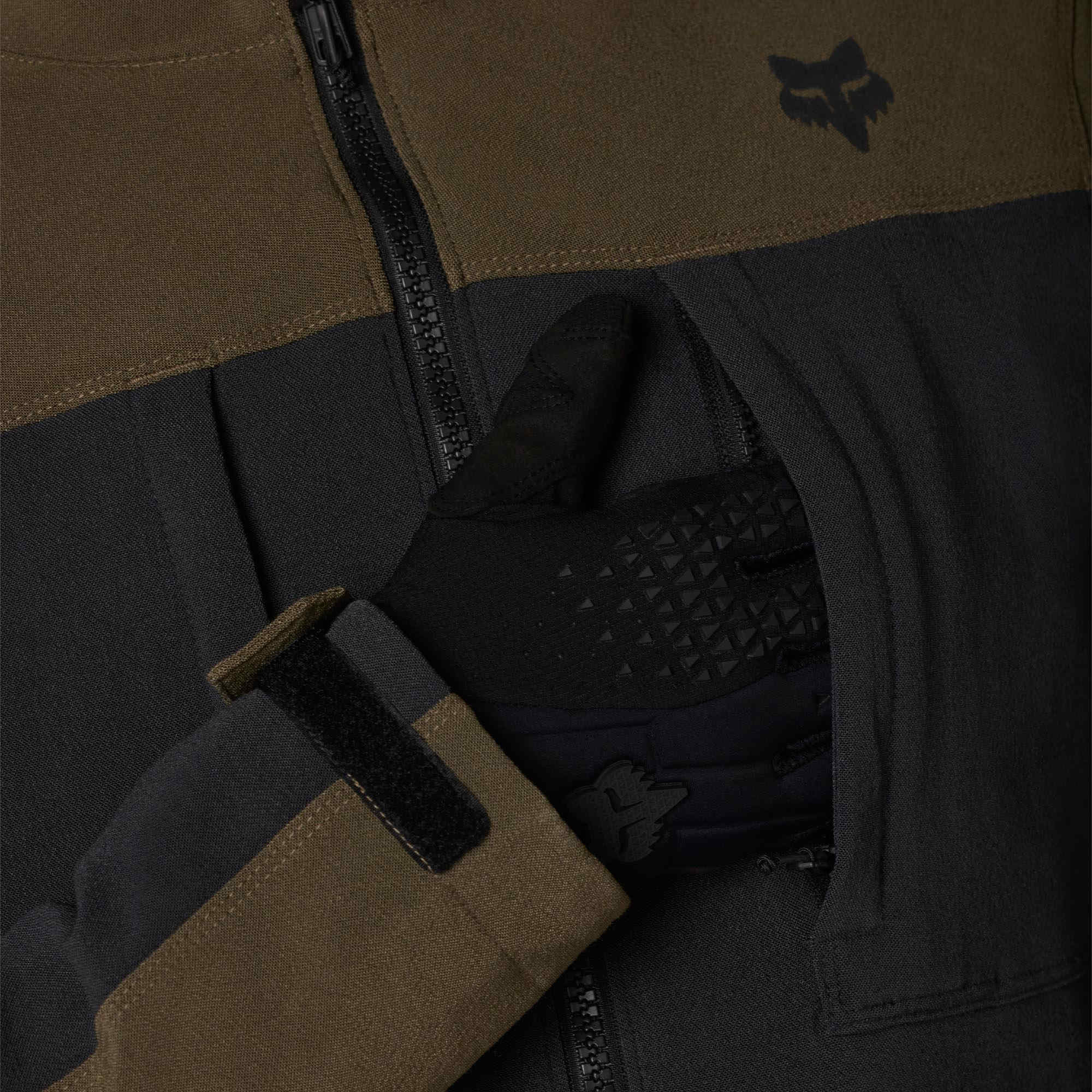 FOX Ranger Air CE ADV Veste de motocross Vert militaire S Figure 6