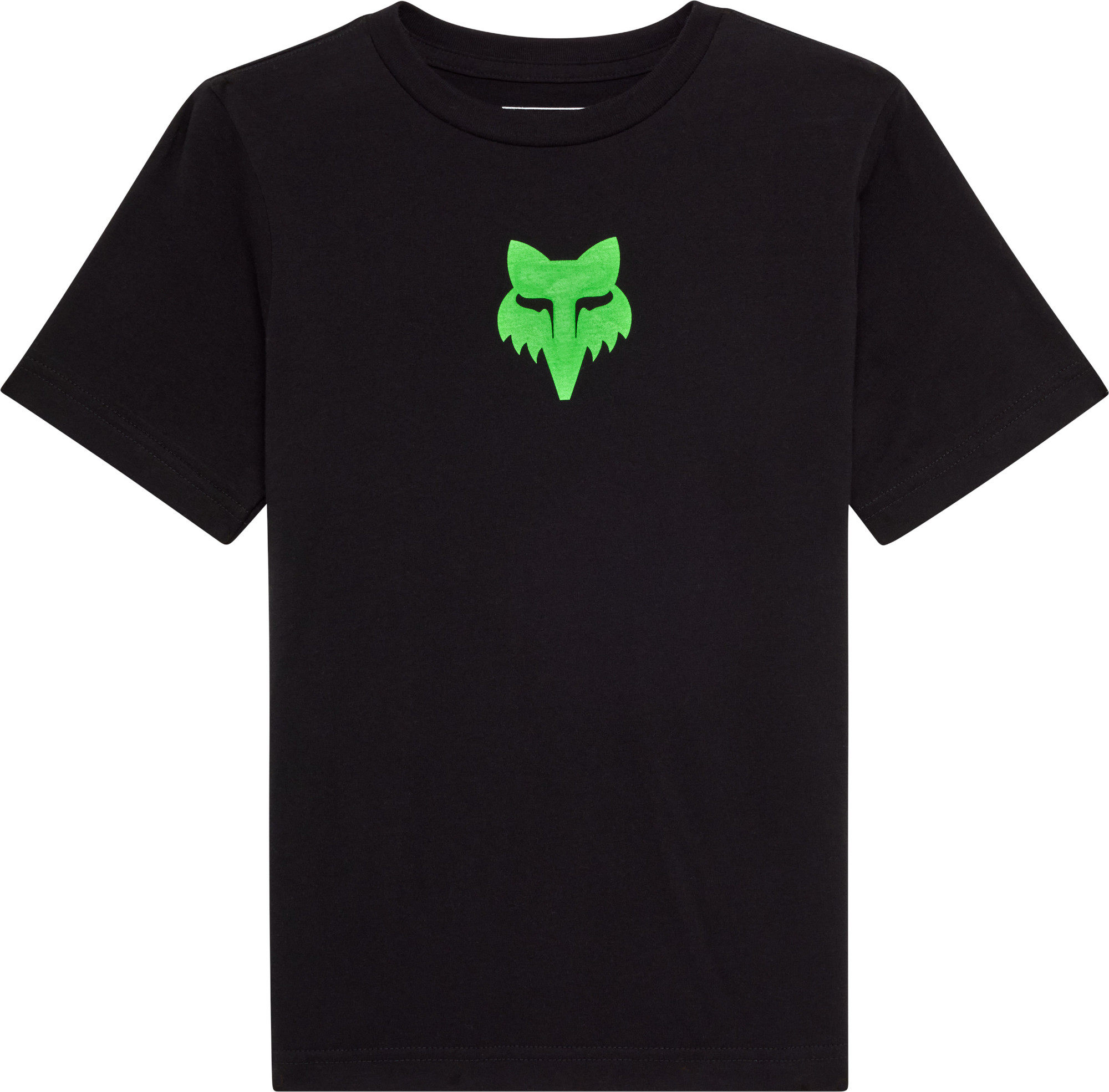 FOX Spire Tricou pentru tineret Negru/Verde DA Figura 1