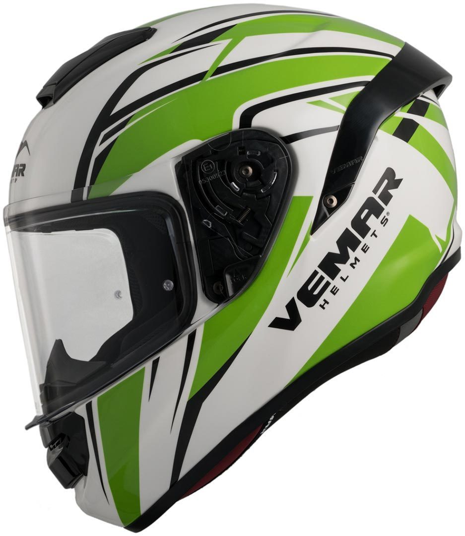Vemar Hurricane Spark capacete branco/verde M (57/58) Figura 1