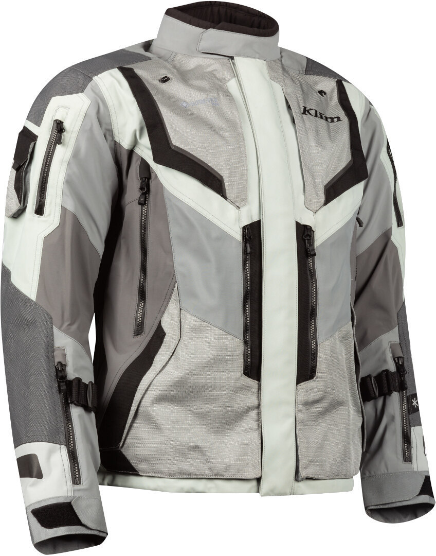 Klim Badlands Pro Motorrad Textiljacke hellgrau/schwarz M Abbildung 3