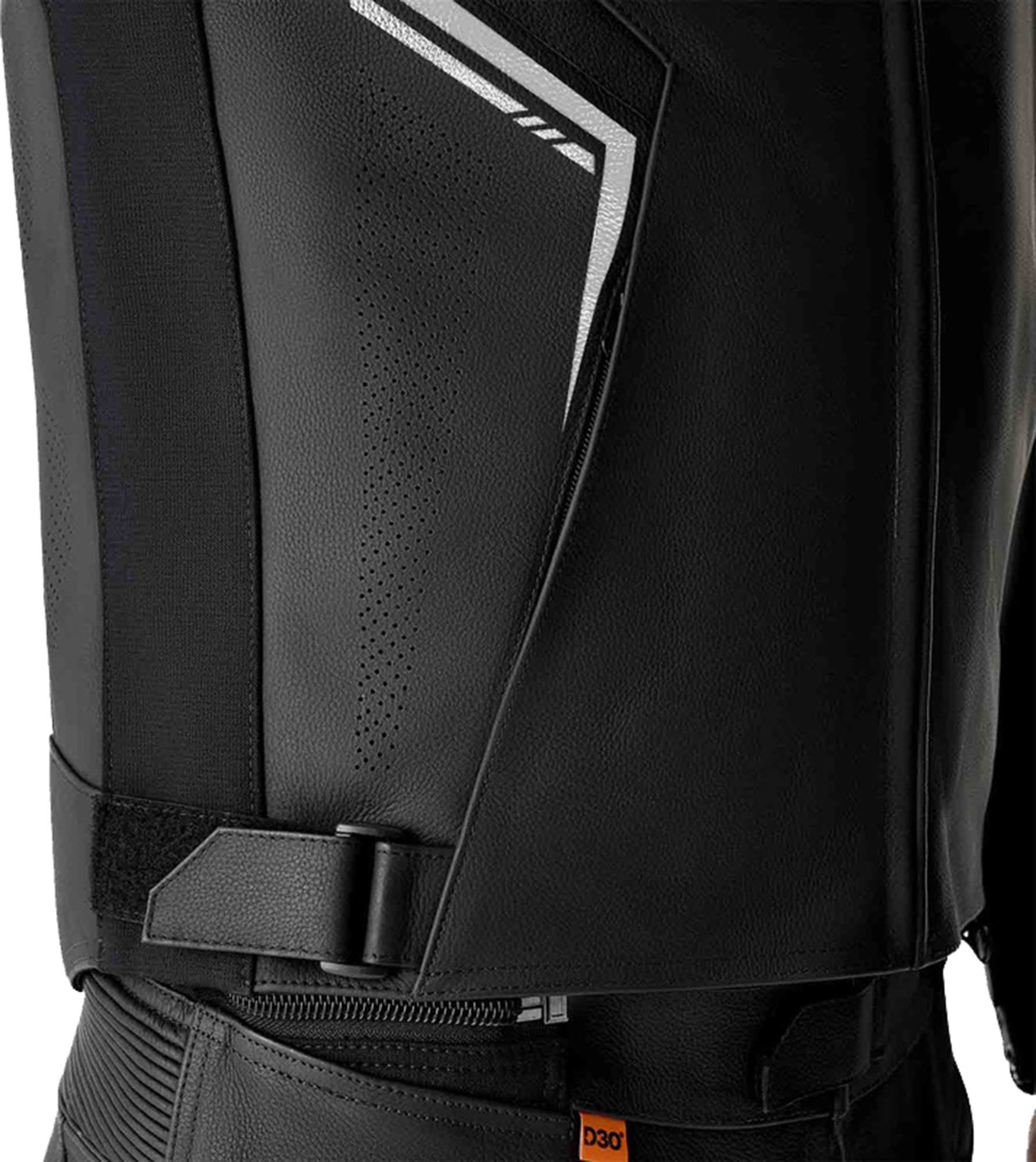 RST S1 D3O Veste en cuir de moto perforée Noir/Blanc 64 Figure 5